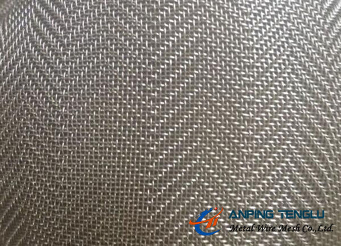 AISI304 Herringbone Weave Wire Mesh, 8 to 100mesh, Used in the Dry Belt