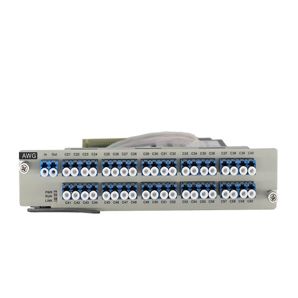 Quality 1U rack 100GHZ AWG 40 Wavelengths Multiplexing/Demultiplexing Card for high-capacity DWDM systems for sale