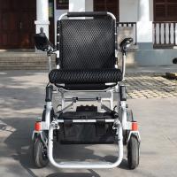China 6km/H Lithium Battery Foldable Electric Wheelchair For Disabled factory
