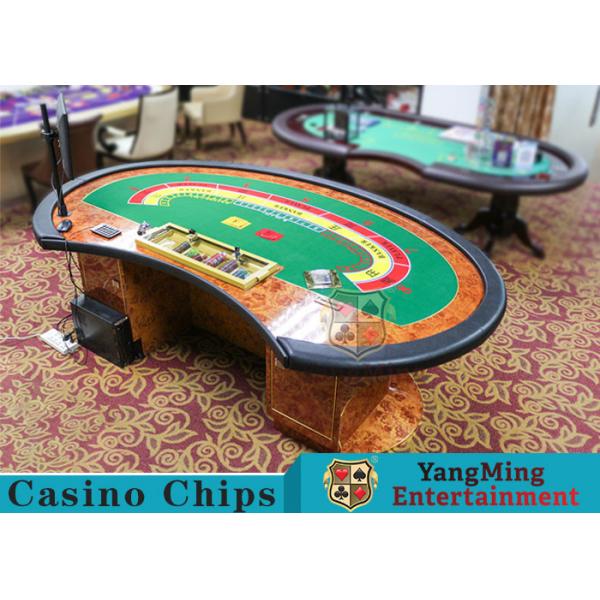 Quality Multi-functional Macau Galaxy Luxury Poker Table With Three Printed Table Cloths for sale