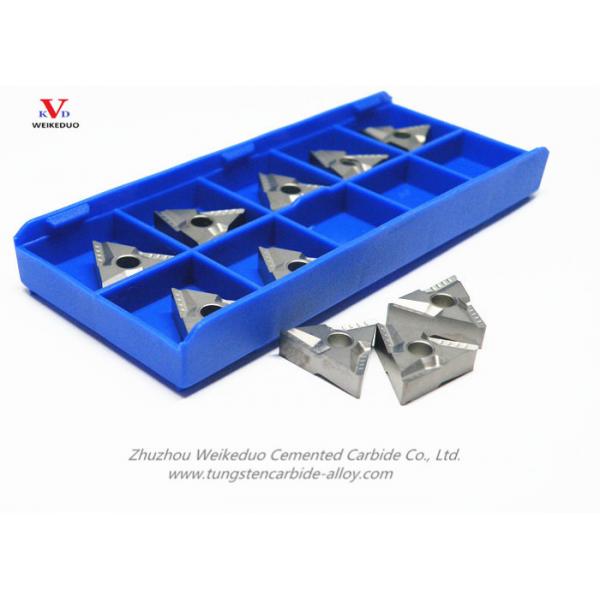 Quality TNMG160404R-VF,Triangle Carbide Inserts / Tungsten Carbide Tool Inserts Excellent Edge Strength for sale