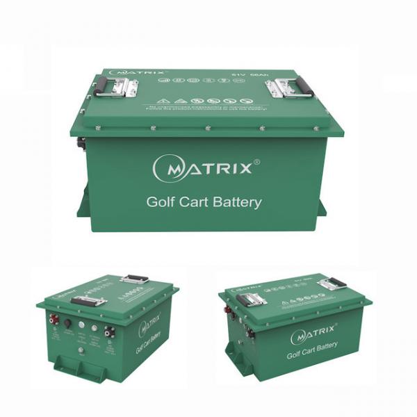 Quality 48V / 51V 56Ah Golf Cart Lithium Battery Lifepo4 Lithium Ion Batteries For Golf for sale