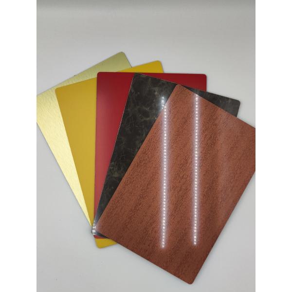 Quality Aluminium Custom ACP Plastic Sheet Solid Color For Partitions for sale