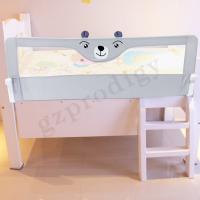 China Portable To Use Breathable Mesh Cartoon Protect Baby Safety Extra Long Bed Rail factory