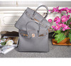 China high quality women purse grey 30cm black Lychee cowhide designer bags handbags women famous brands H-Y19 factory
