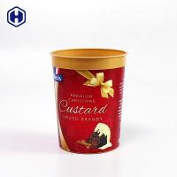 Quality Commercial Decorative IML Cup Disposable Ice Cream Cups Freezer Usage for sale