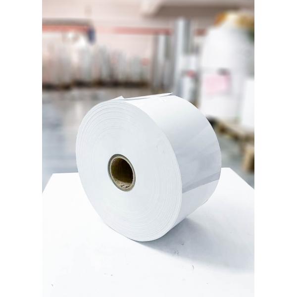 Quality Self Adhesive PE Label Material Roll SGS certified Normal Sticky for sale