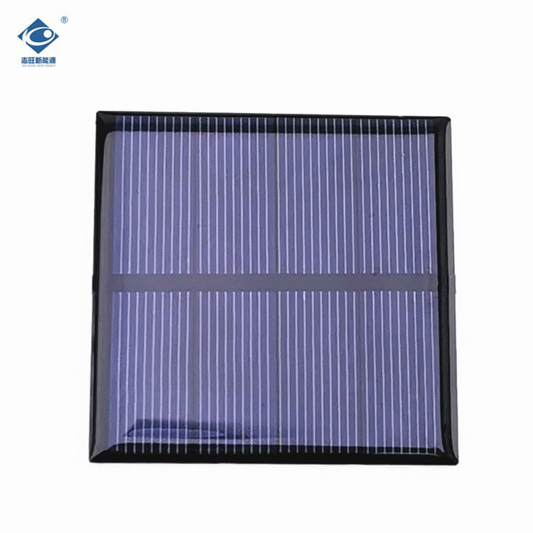 China ZW-6565-2V Strong Durable Solar Panel 2V Poly 0.8W Epoxy Resin Encapsulation factory