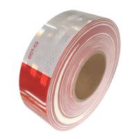 China White And Red Clear Reflective Tape On Truck Mud Flaps 50mmx45.72m factory