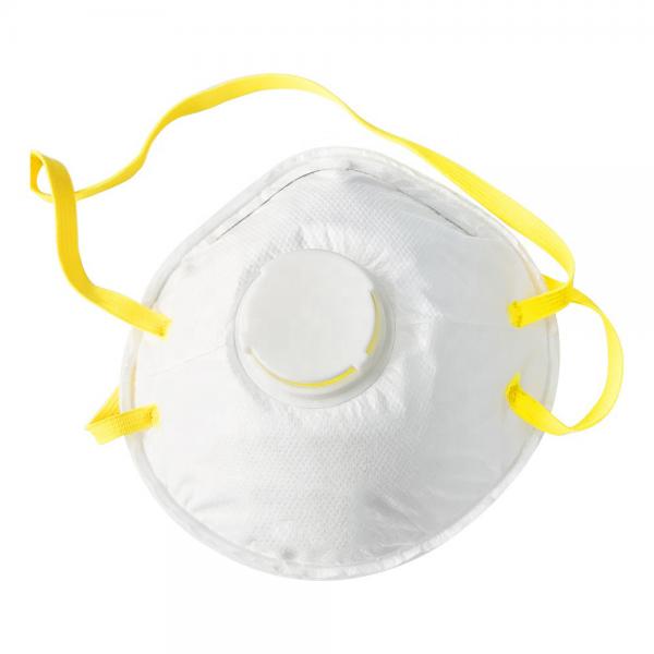 Quality Eco Friendly FFP2 Disposable Mask , Personal Safety Valved Dust Mask for sale