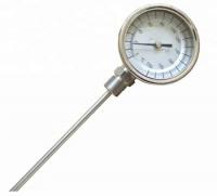 China 0 - 500C Back Connection Bimetal Thermometer Galvanized Surface Treatment factory