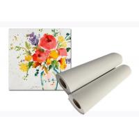 China Artist Inkjet Printable Poly Cotton Canvas Roll For Large Format Printer factory