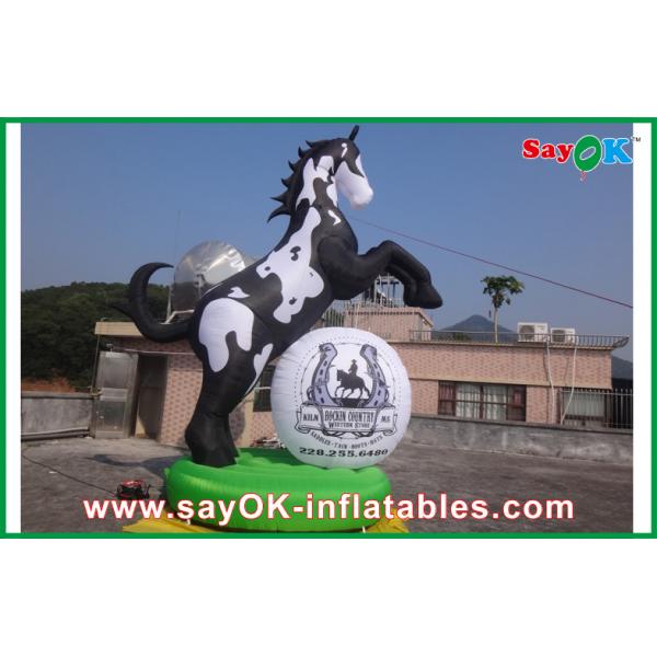 Quality Inflatable Animal Balloons Outdoor Inflatable Horse Model Cartoon Character For Advertising for sale