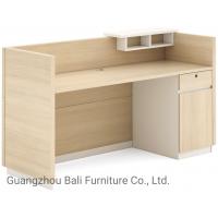 China Big Size Office Reception Desks Melamine Faced Board ISO9001 factory