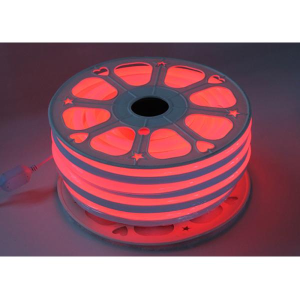 Quality Red 110V Flex LED Neon Tube Light 14mm * 26mm Size PVC Shell Material for sale