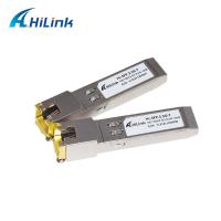 China 2.5GBASE-T Copper SFP Transceiver Sfp Copper SFP RJ45 Copper Transceiver factory