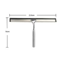 china 10 inch zinc alloy plated handle light weight squeegee cleaner