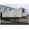 China Freezer Box Semi Trailer 50 Ton Refrigerated Trailer Truck With 3 Axles / 2 Legs 30m3 /use with tractor truck factory