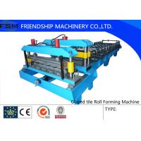 China 7.5 KW Stationary Glazed Tile Forming Machine , Plate Rolling Machine for sale