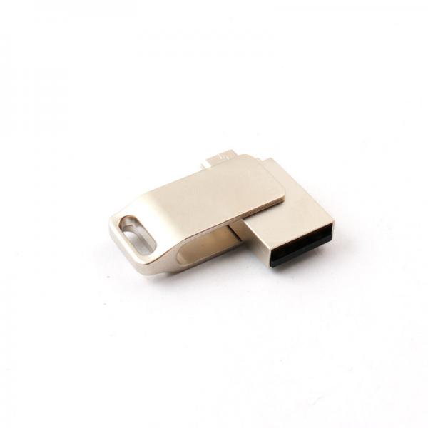 Quality OTG Android Metal Usb Flash Drive 128GB Memory USB mini UDP 15MB/S for sale