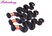China Unprocessed Virgin Brazilian Body Wave , 22'' 24'' 26'' 100% Black Hair Extensions factory
