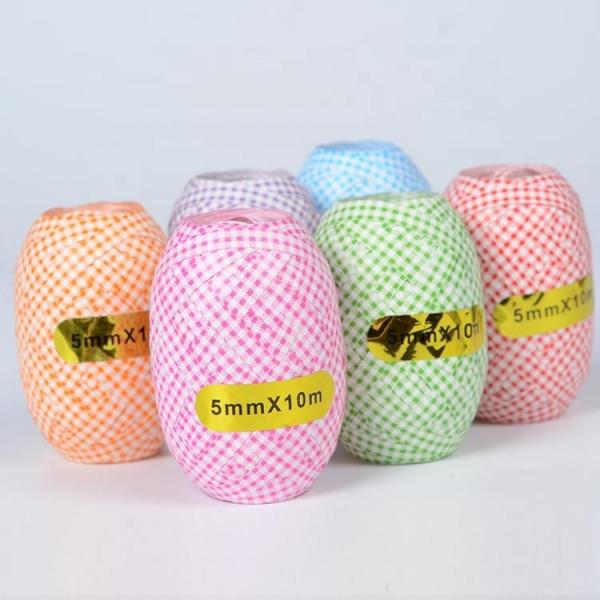 Quality 3.5 Inch PP Hologram Curling Egg Gift Wrap Ribbon Stripes Decoration for sale