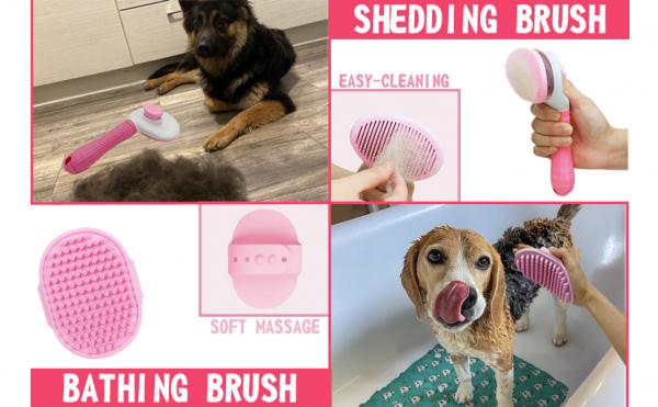 Dog grooming brush kit a+3