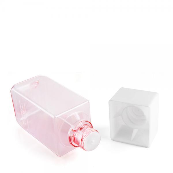 Quality Square Plastic Cosmetic Bottles 250ML PETG Cosmetic Packaging for sale