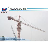 China 50m Jib 6t Hammer Head Tower Crane Widely Used for High Rise Building Construction factory