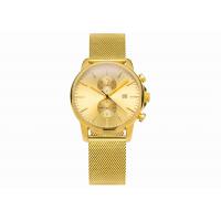 china Stainless steel chronograph watch mens stainless steel quartz goldlis watch