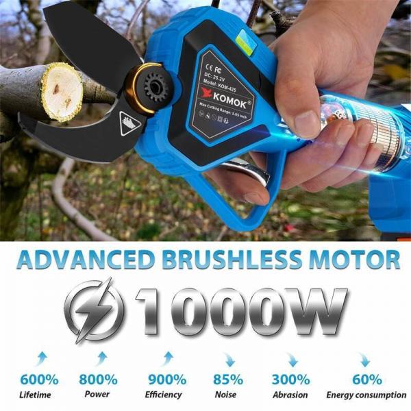 Quality Electric Pruning Shears With 25V Battery and 1000W Brushless Motors for sale