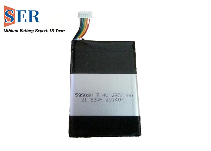 China Customize Lithium Polymer Battery 7.4V Lipo 595080 BQ27200 Lithium Ion Polymer Cell factory