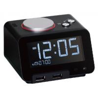 China 2W Electric Bedroom Clocks Small Electric Digital Clock 3.2 inch LCD for sale