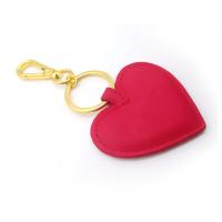 China Innovative Personalized Keychain Gifts 	Leather Heart Shape Key Ring factory