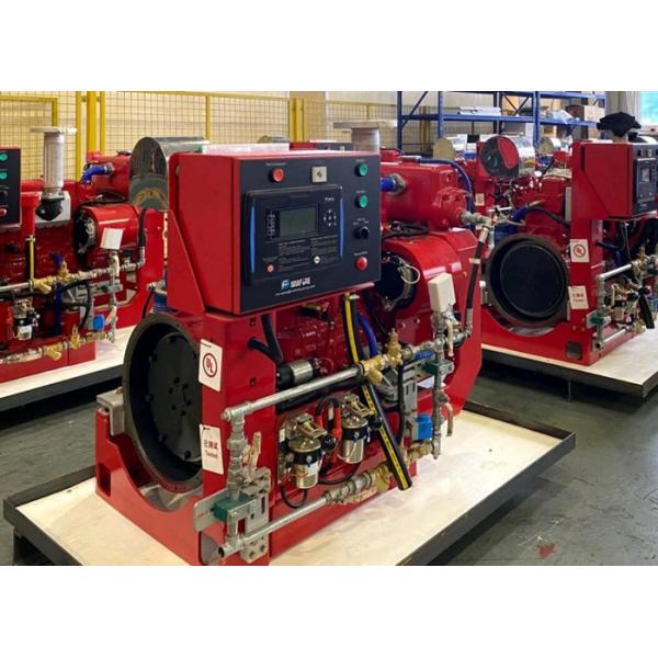 Quality High Performance Fire Pump Diesel Engine 209kw With Speed 2100RPM , UL Listed for sale