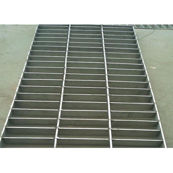 Quality Stainless Steel Heavy Duty Steel Grating , Round Bar 25 X 5 SS Floor Grating for sale