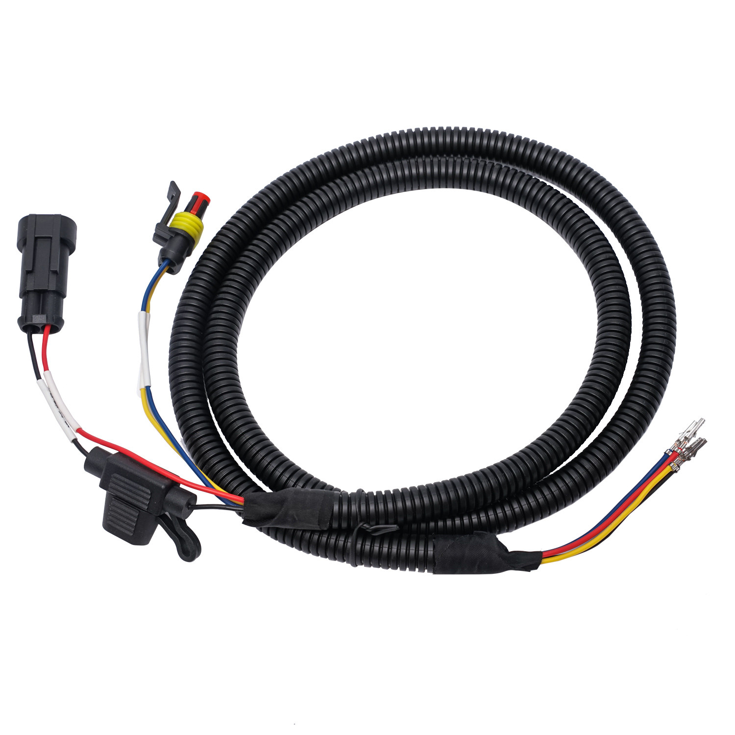 Quality OEM 12V Plastic Wiring Harness Cables For Automotive Industrial for sale