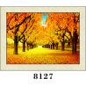 China Landscape Painting 3D Lenticular Pringting 5D Pictures With Frame 30X40CM For Home Decoration factory
