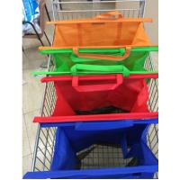 China Reusable Trolley Shopping Bag, Grocery Trolley Bag For UK,Hot Sale Colorful 4pcs Supermark for sale