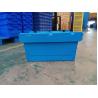 China Larger Logo Printing Stack Nest Plastic Attached Lid Containers factory