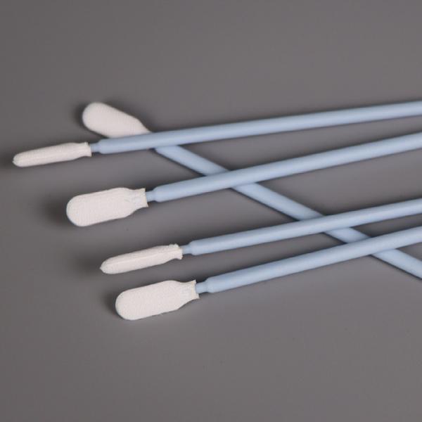 Quality Autoclavable Cleanroom Swab Double Layer Polyester Microfiber Swabs for sale