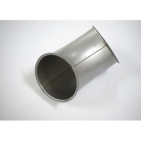 Quality 90 Degrees Round Shape Dust Collection Pipe Stamping Zinc Plate Sanitary Tubing for sale