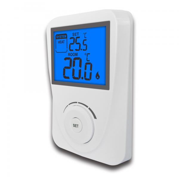 Quality Blue Backlight Non Programmable Digital Low Voltage Temperature Thermostat for sale
