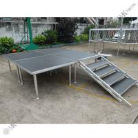 China 22mm Plywood Material Square Aluminum Portable Stage Platform for Outdoor Performances factory