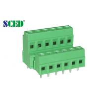 Quality 3.81mm PCB Terminal Block Electrical , 10A Screw Clamp Terminal Blocks for sale