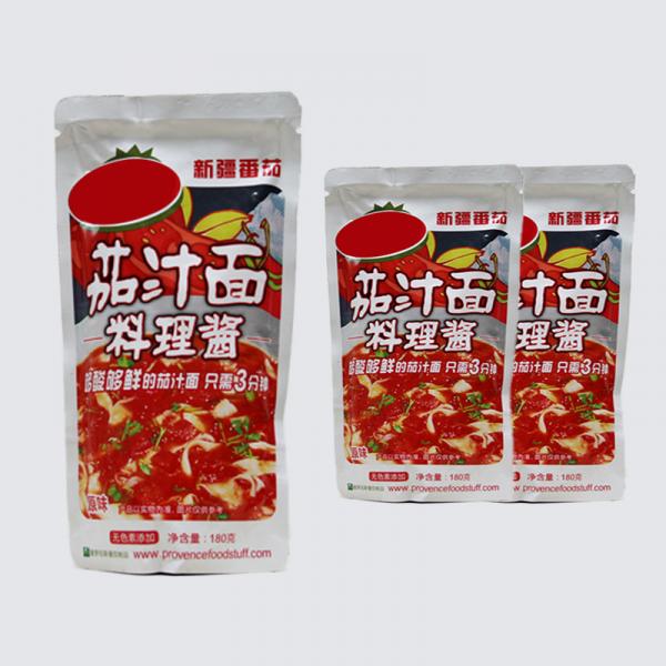 Quality Bagged Flavored Tomato Sauce Seasoning 17.3g Per 100g Low Carbohydrate for sale