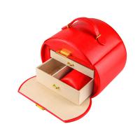 Quality ODM Leather Jewelry Gift Boxes Bulk 3layer For Travel for sale