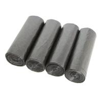 China Cosmetic Packaging HDPE Black Plastic Garbage Bag for Dustbin Liners and Trash Bags factory
