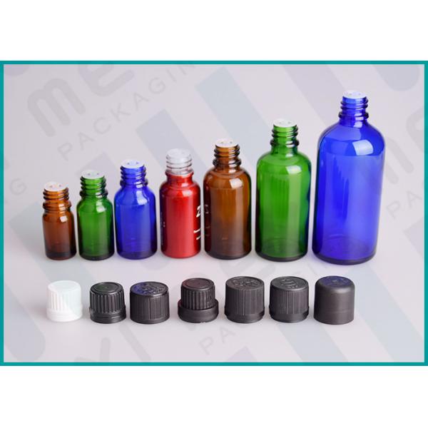 Quality Color Coated Glass Bottles With Screw Cap And Orifice Reducer For Essential Oil for sale