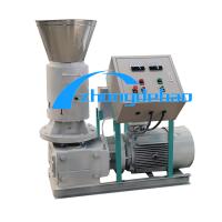 China 250~500kg/h roller rotate wood pellet mill biofuel straw sawdust pellet making for home heating 1 warranty for sale
